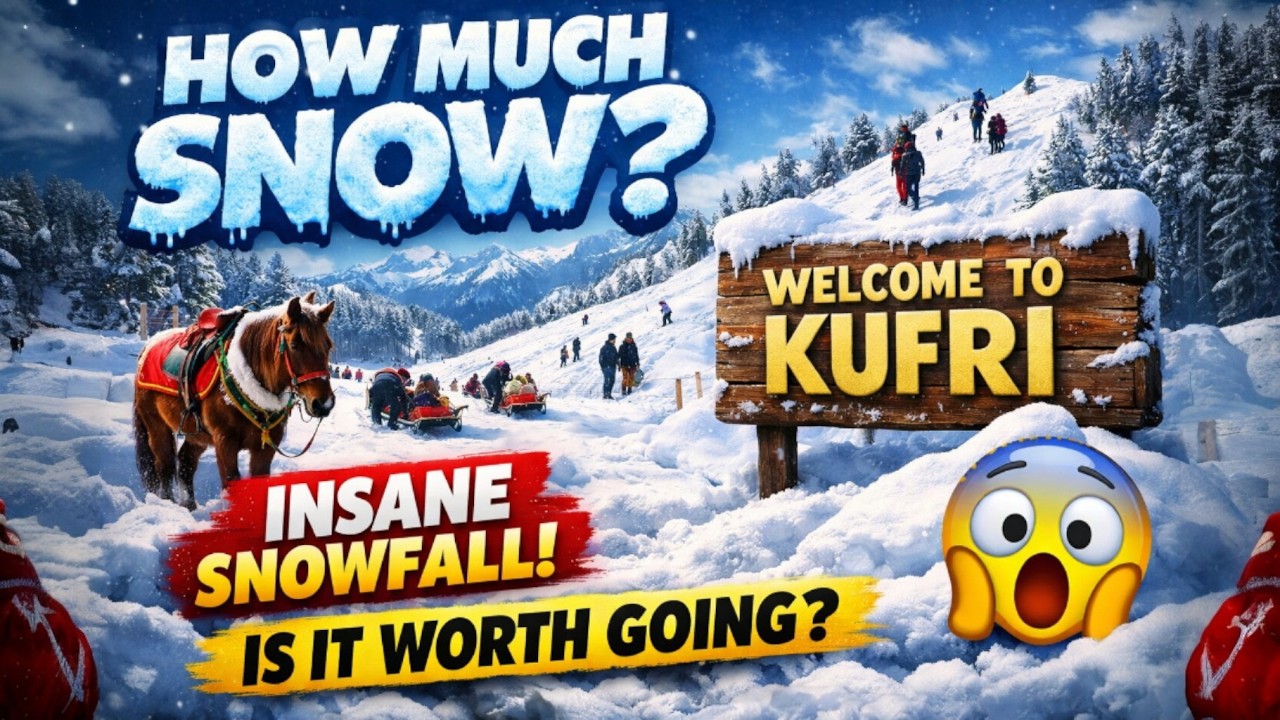 Kufri में सच में Snow है या नहीं? 😳 Real Kufri Snowfall Truth | Shimla Travel Guide EP3