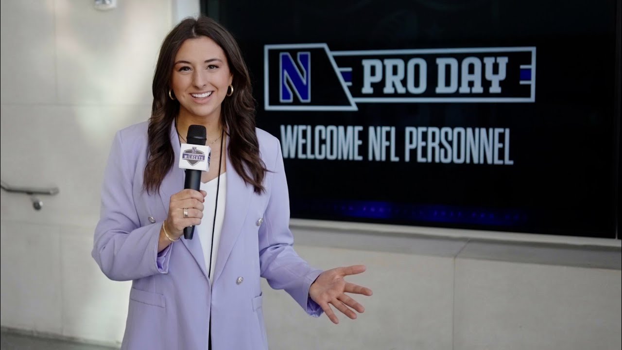 Football - Inside Northwestern Football Pro Day 2023