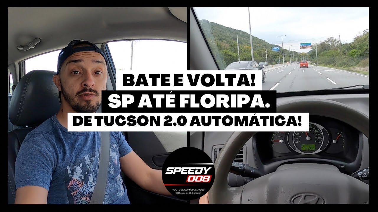 BATE E VOLTA DE SP ATÉ FLORIPA DE TUCSON 2.0 AUTOMÁTICA! Consumo médio? Tempo de viagem?