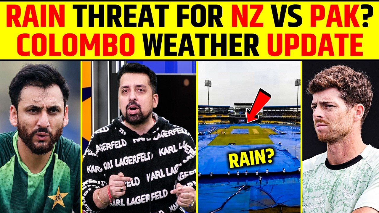 RAIN THREAT FOR NEW ZEALAND VS PAKISTAN? COLOMBO WEATHER UPDATE | #pakvsnz #t20worldcup2026