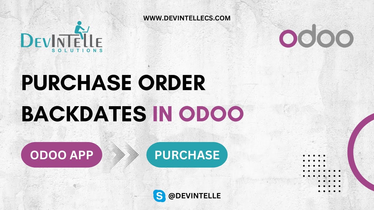How To Create Purchase Order Backdates In Odoo