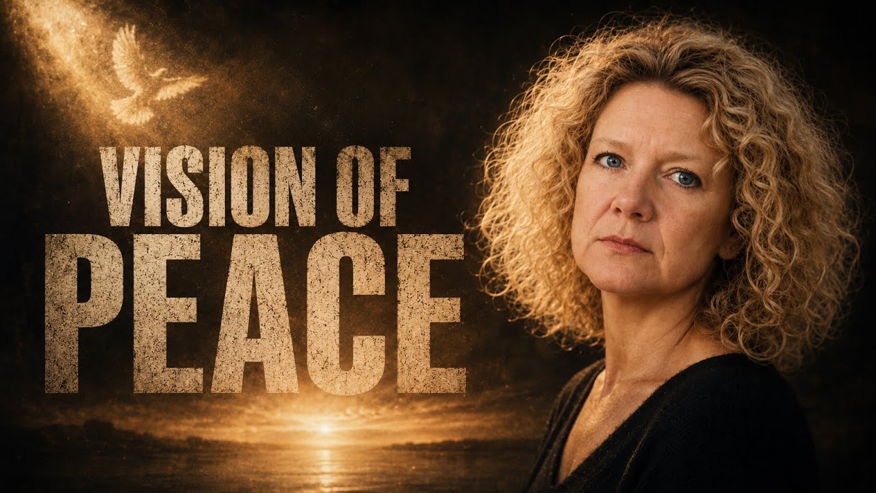 Vision of peace through darkness and pain 