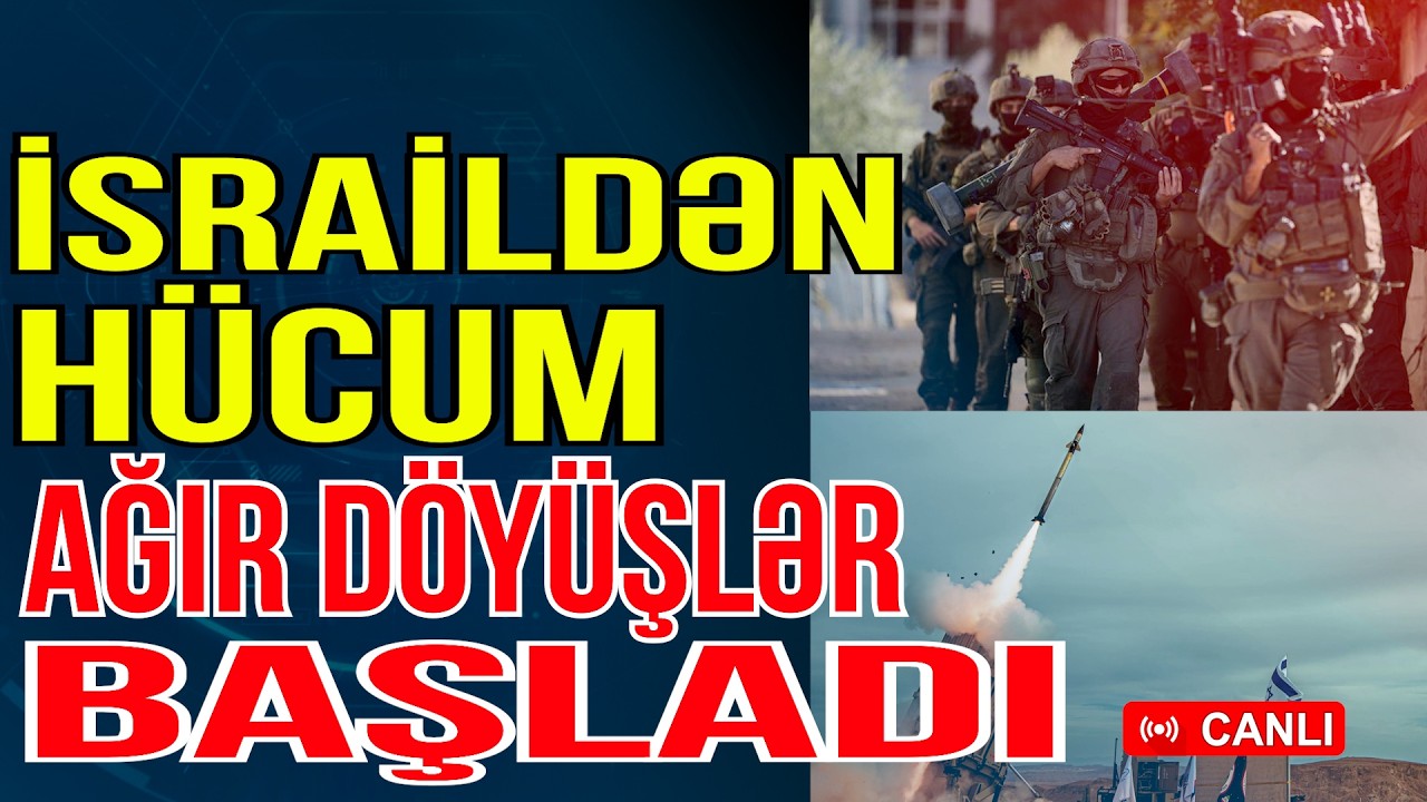 İsrail H&Uuml;CUMA KE&Ccedil;Dİ - Ağır d&ouml;y&uuml;şlər başladı - G&uuml;ndəm Masada - Media Turk TV