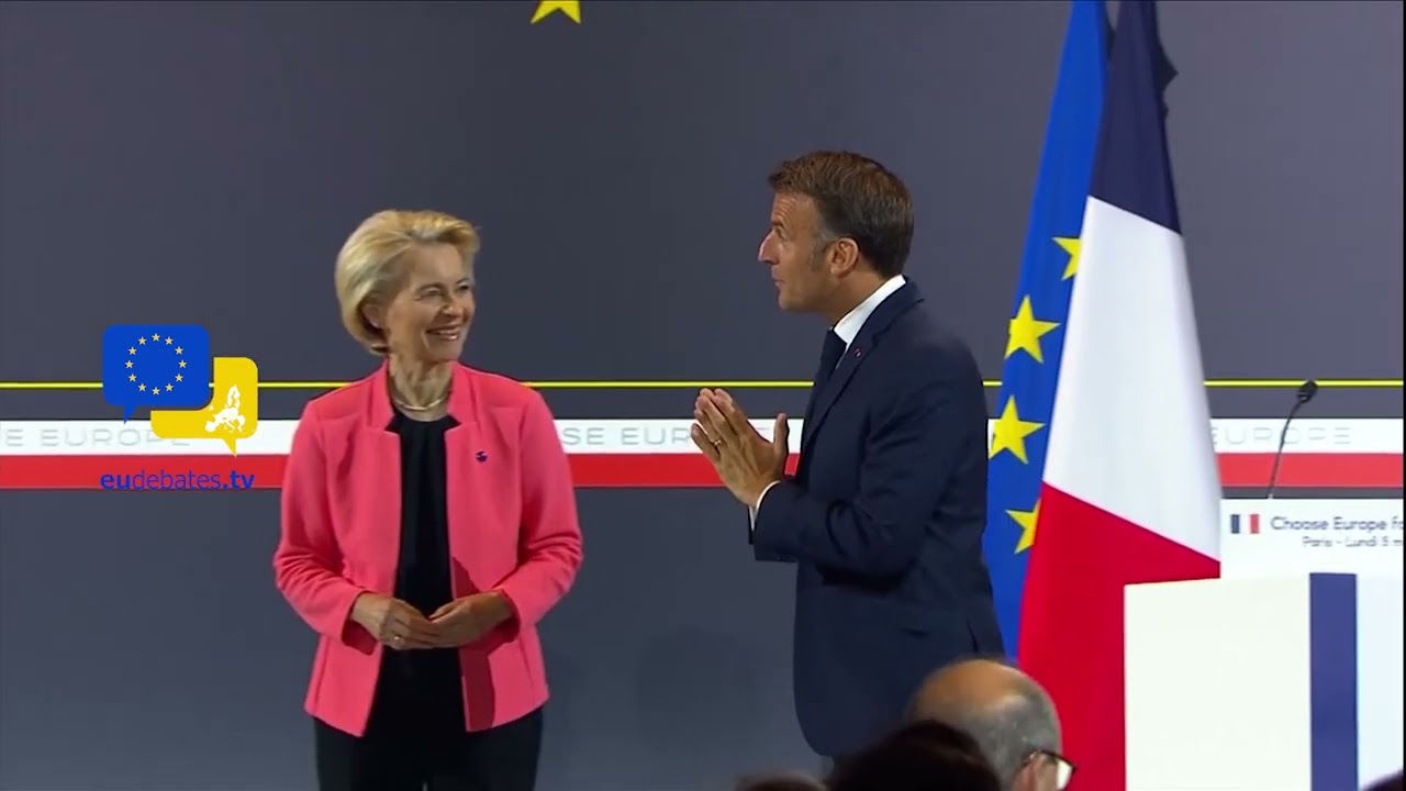 Macron & Von der Leyen Launch -Choose Europe for Science Initiative at Sorbonne! #eudebates #Science