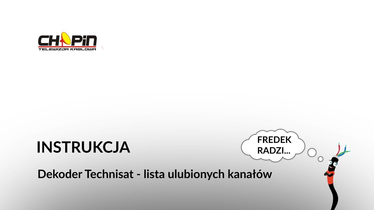 Dekoder Technisat - lista ulubionych kanał&oacute;w w tv kablowa Wejherowo