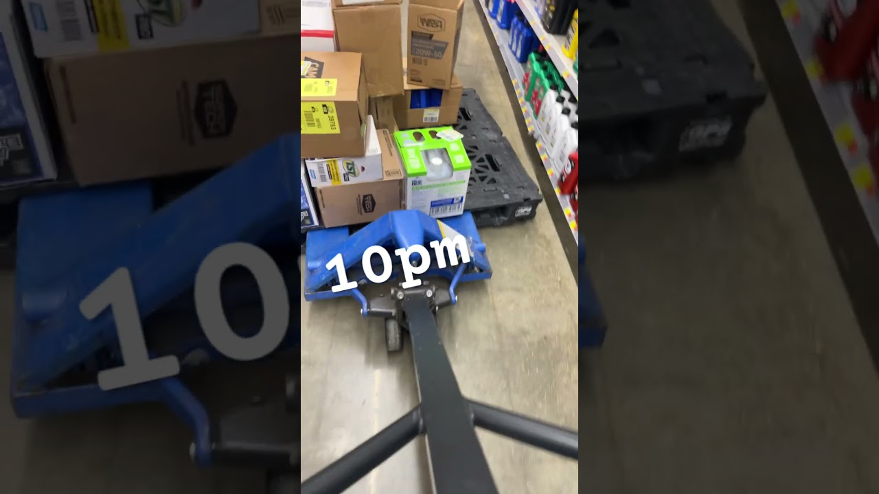 Overnight Walmart Stocker #work #hardwork #walmart #grind #money