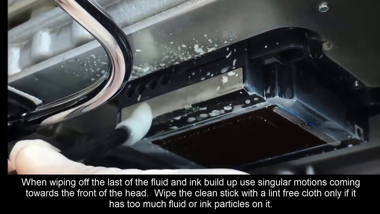 GTX Maintenance - Cleaning the Nozzle Guard, Wiper Blade, Suction Cap and Exhaust Cap