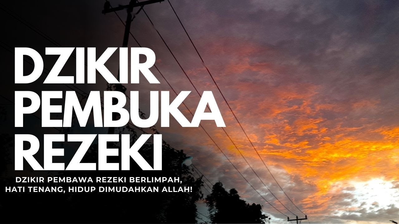Dzikir Malam Penarik Rezeki Paling Ampuh | Diamalkan Sebelum Tidur