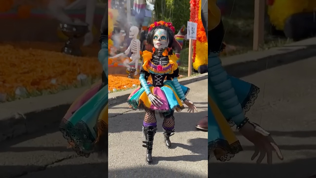 Marionette for #DiaDeLosMuertos I made out of wood! #puppet #jimmckenzie #marionette #catrina