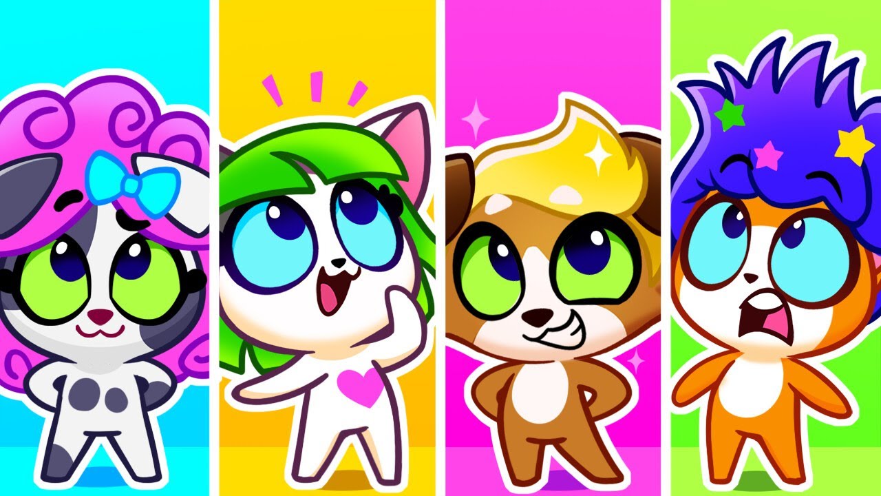 My Beauty Salon | Baby's First Haircut | Kids Learn Hygiene Rules | Purr-Purr