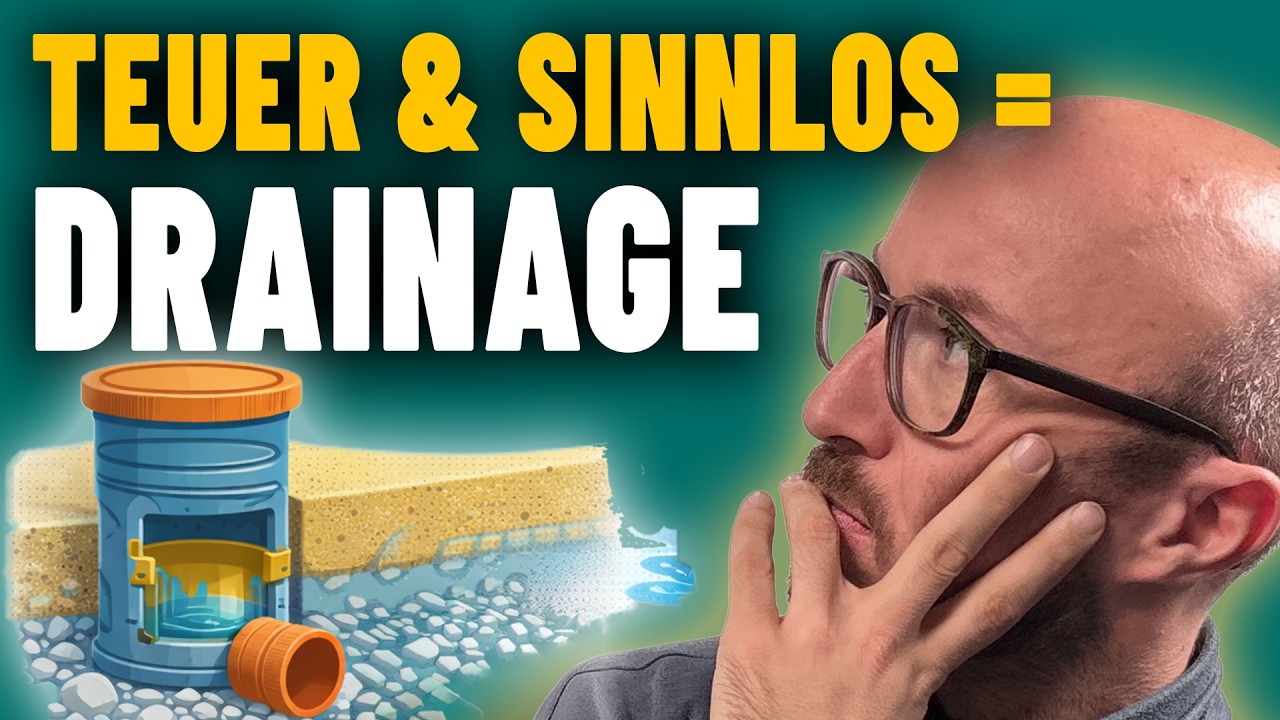 Drainage einbauen? In 90 % der F&auml;lle Geldverschwendung!