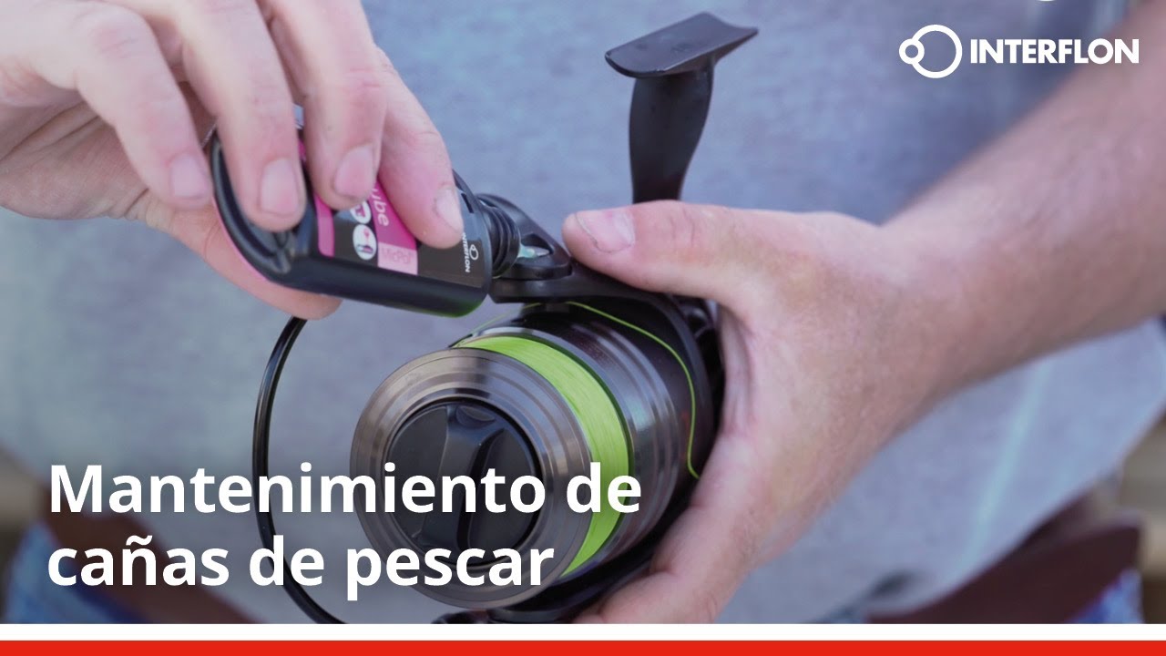 Limpieza y mantenimiento de cañas de pescar