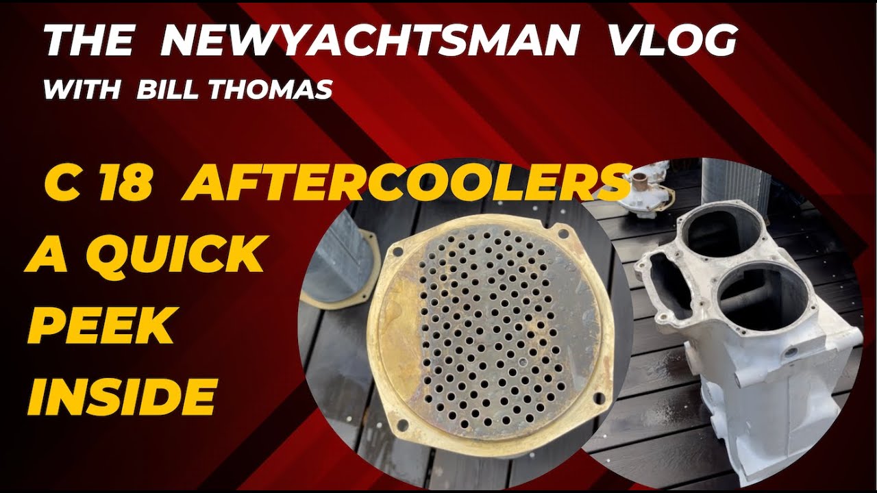 C18 Caterpillar Marine Aftercooler Parts - A quick look