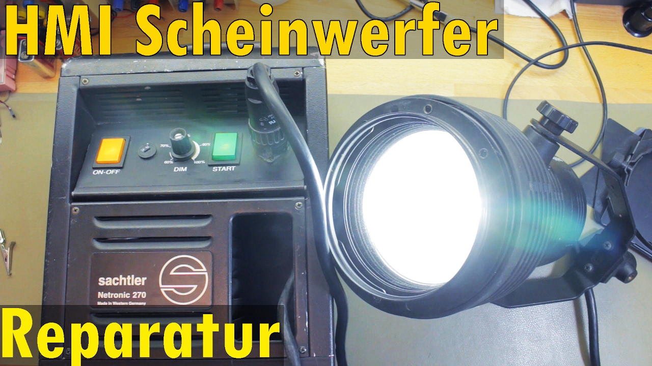 Reparatur: Sachtler 270 HMI Scheinwerfer | Es werde Licht!