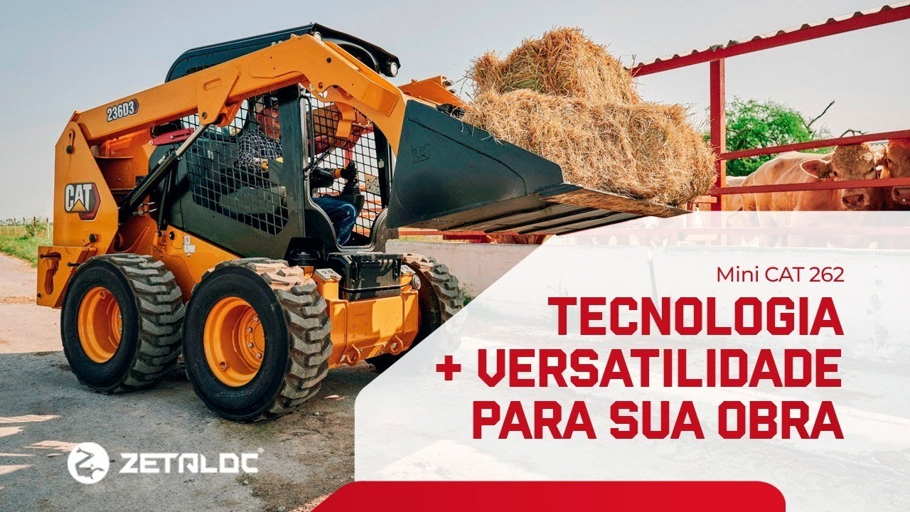 CONHEÇA A MINICARREGADEIRA CATERPILLAR 262