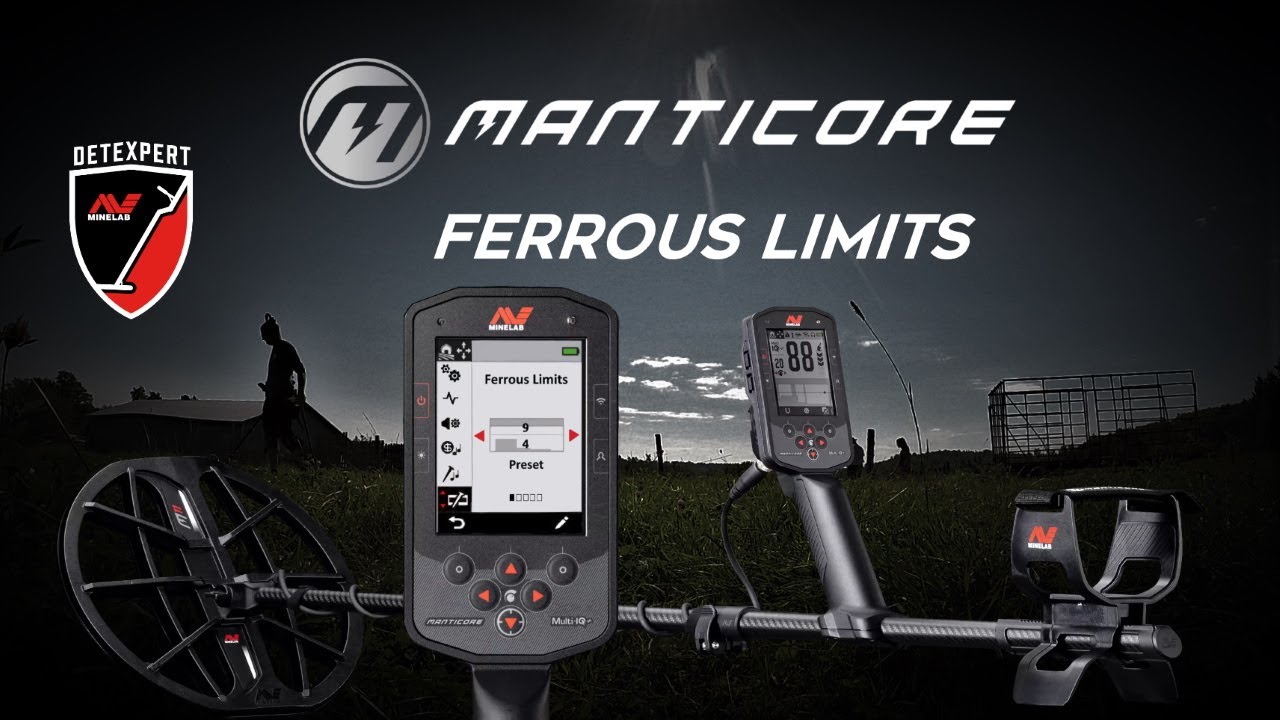 Minelab Manticore Ferrous Limits Tutorial