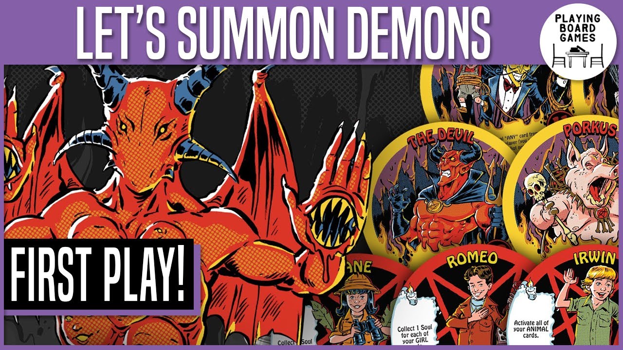 Our first play of LET'S SUMMON DEMONS | Gameplay Preview