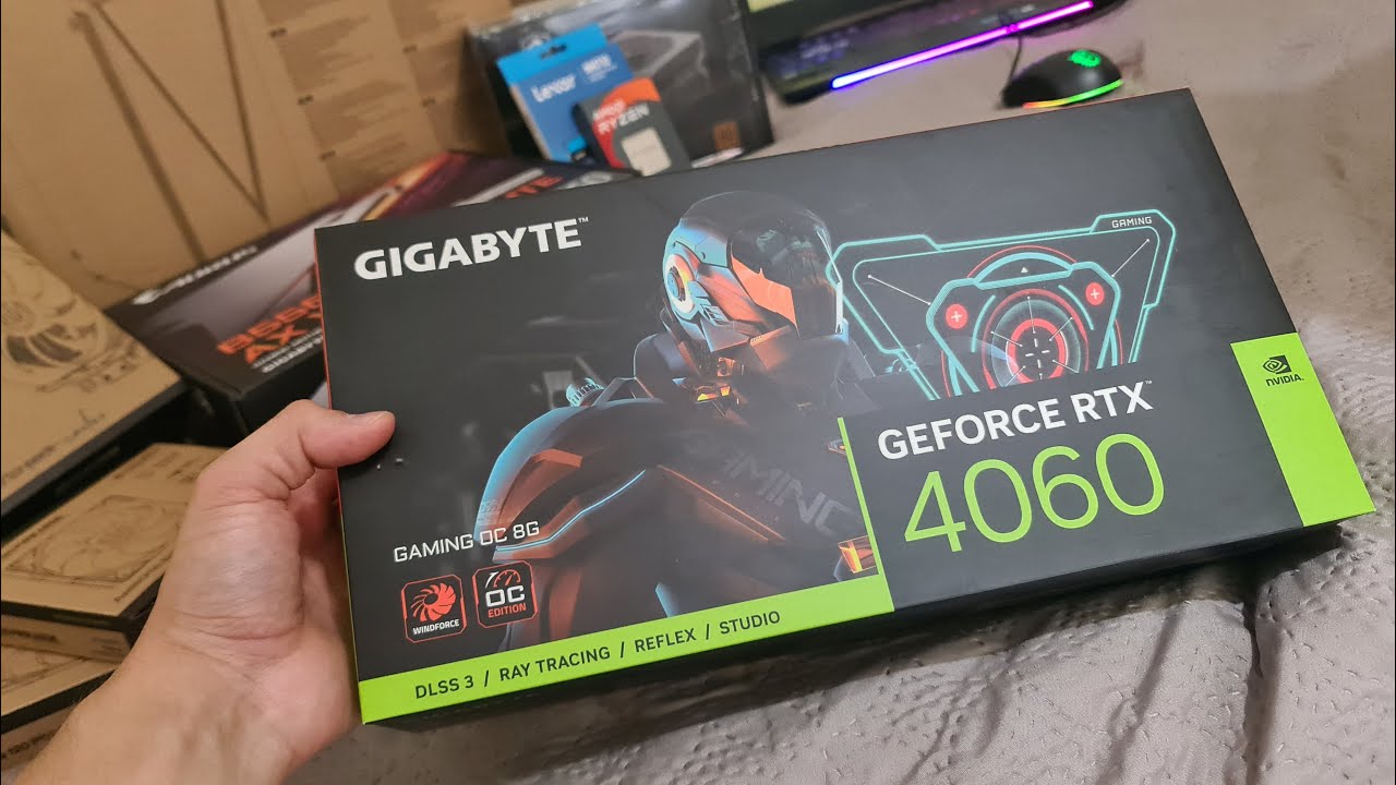 RTX 4060 / GIGABYTE GAMING OC 8GB GDDR6 / UNBOXING / PL