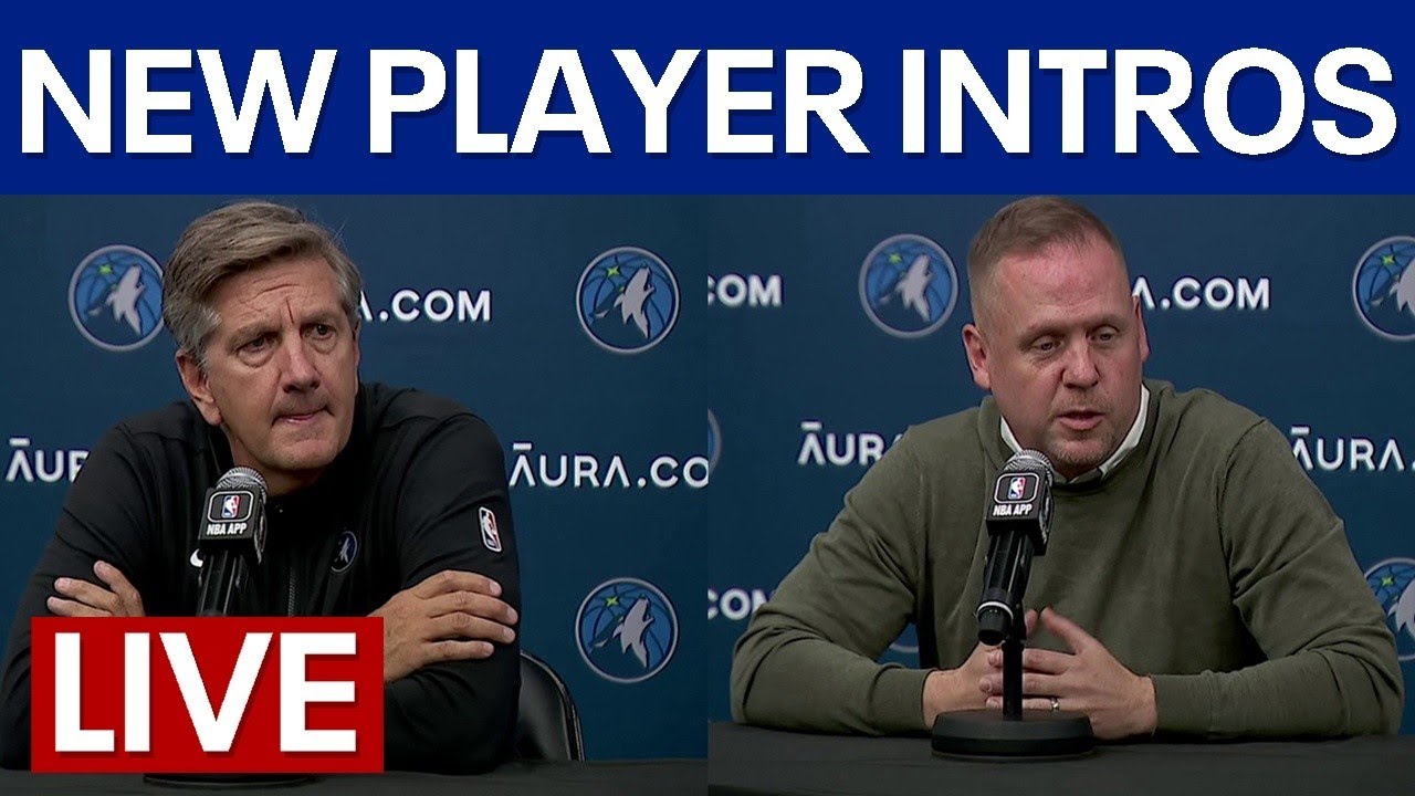 LIVE | Minnesota Timberwolves introduce new players after NBA trade deadline