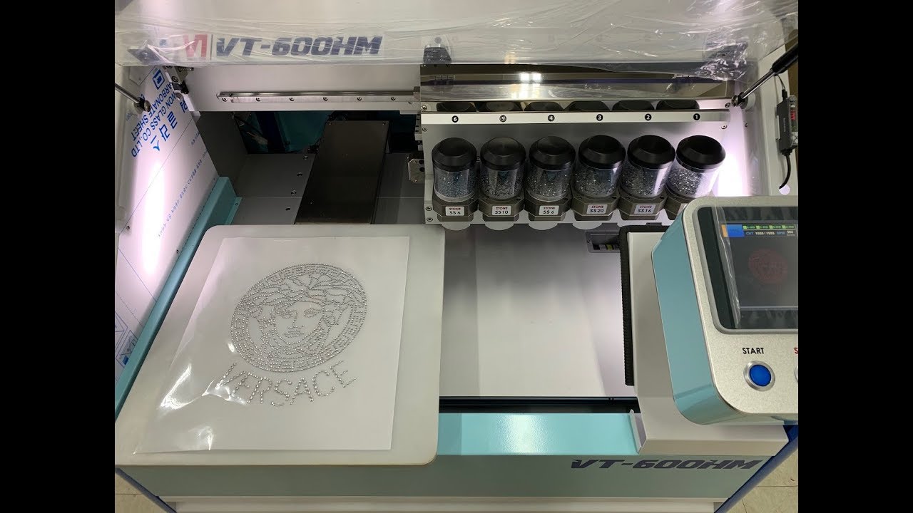 A simple way to use a rhinestone setting machine(VT-600HM)