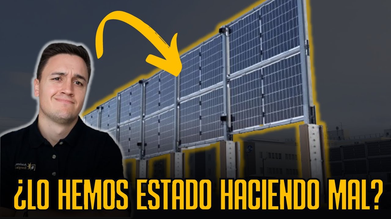 🌞 PLACAS SOLARES VERTICALES BIFACIALES - ¿Mejor que las normales?