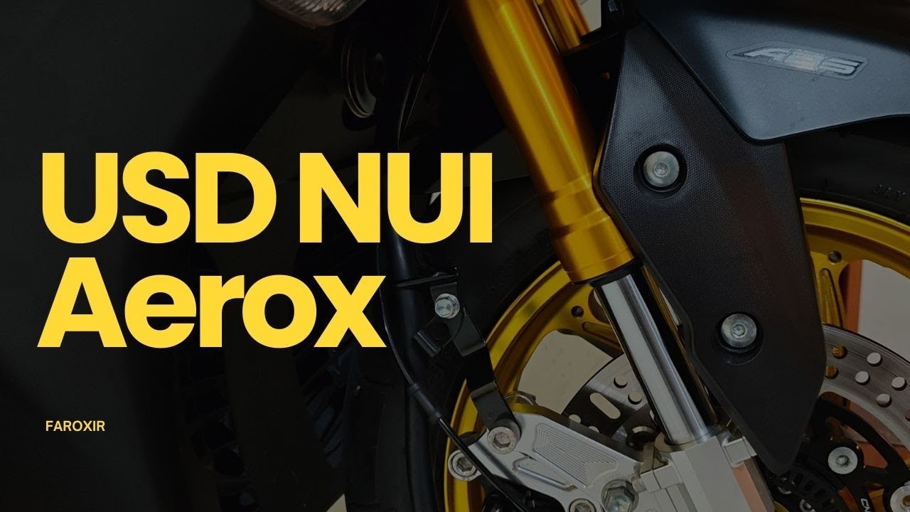 Review Pemakaian Upside Down NUI di Aerox New