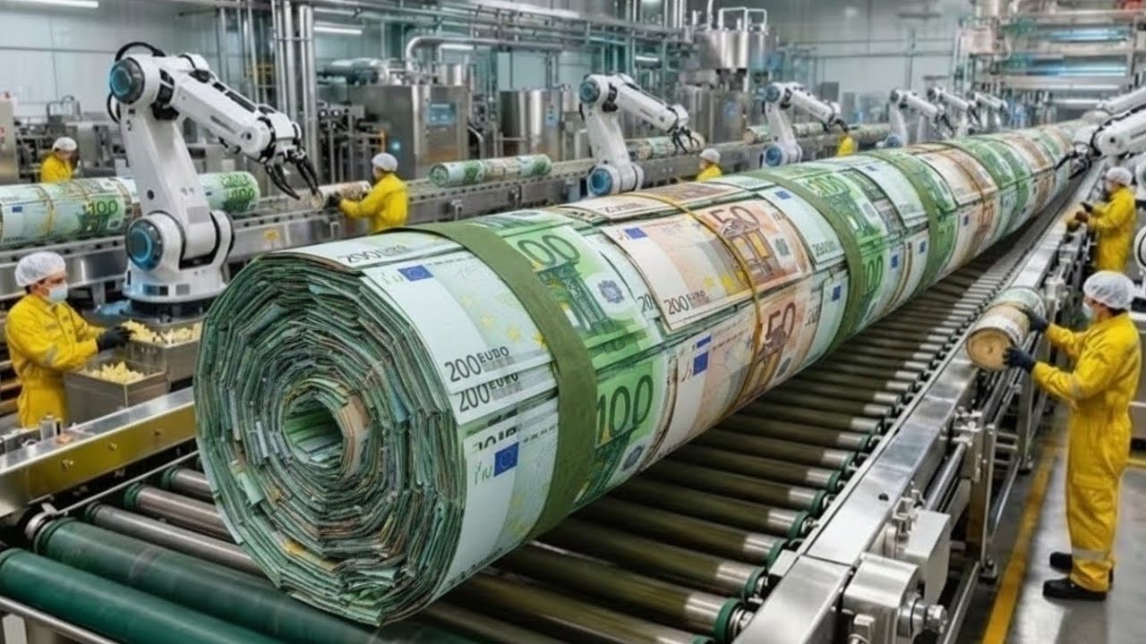 Inside Europe’s Money Factory: How the Euro Is Printed and Secured (Full Process)