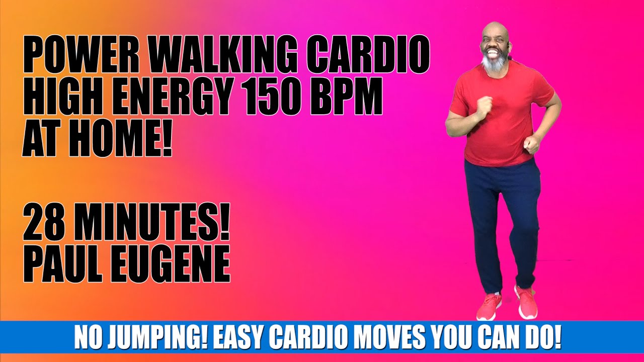Power Walking Cardio At Home | High Energy 150 BPM | Release The Pressure In You | 28 Minutes