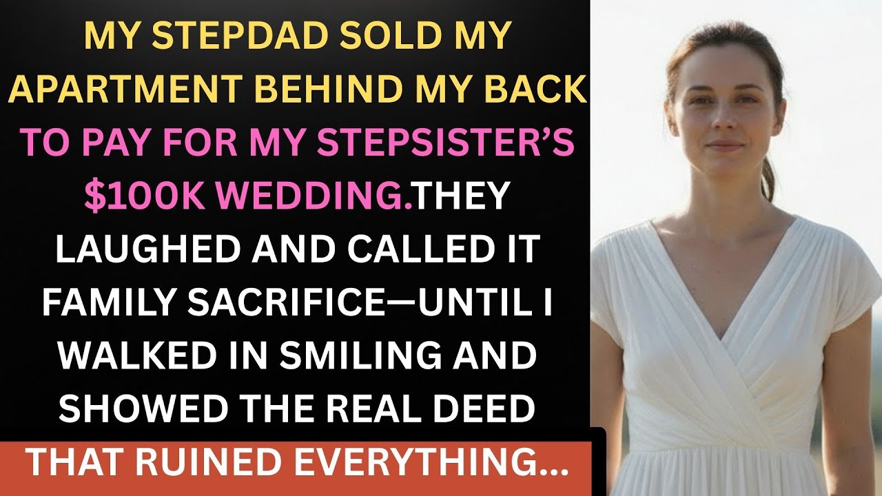 My Stepdad Sold My Apartment to Fund My stepsister’s $100K Wedding—Until I Revealed the Real Deed