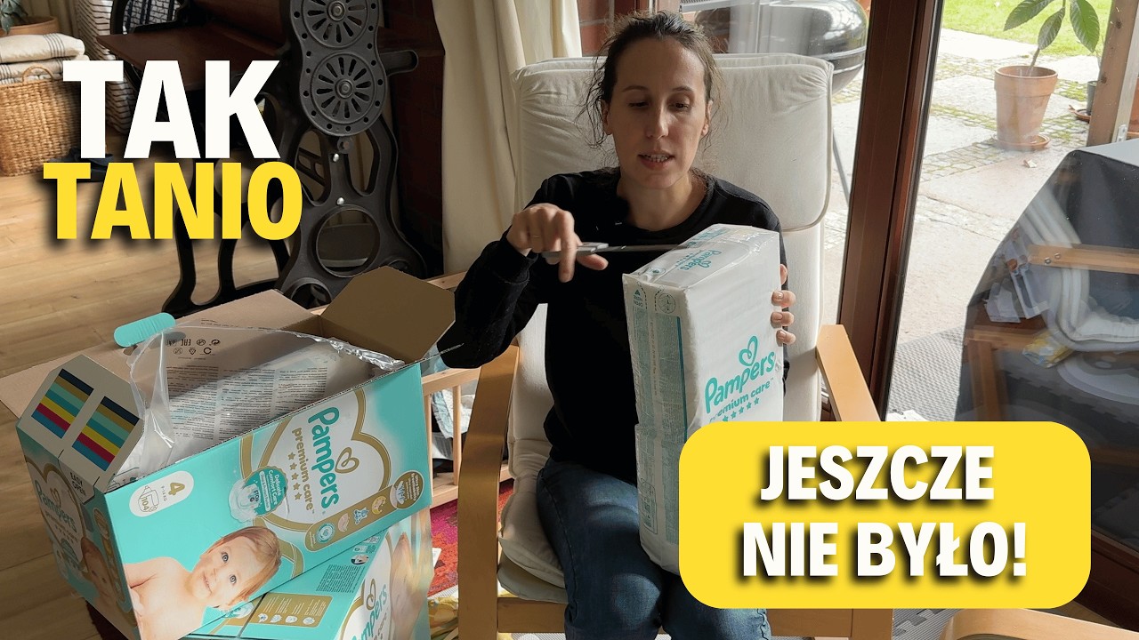 Tanie pampersy | paczka od wujka z Ameryki - unboxing
