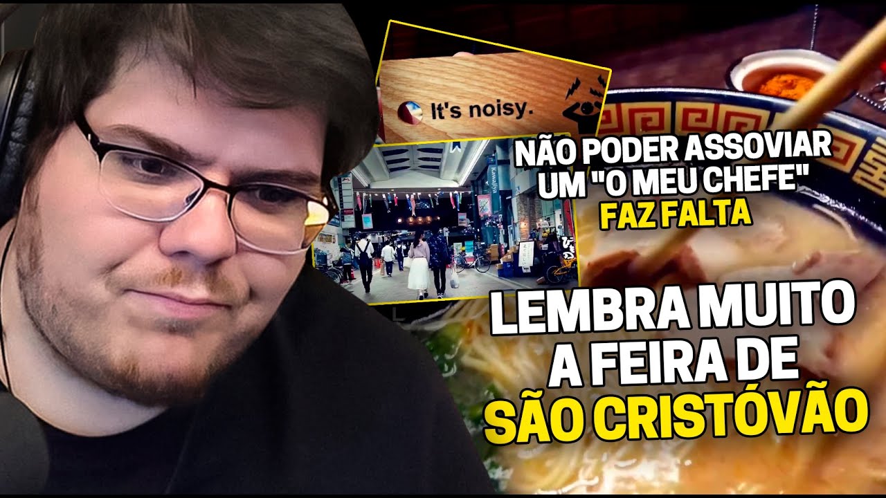 CASIMIRO REAGE: O MELHOR LÁMEN DO JAPÃO | Cortes do Casimito