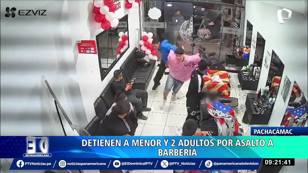 'Los Gatilleros' asaltan barbería donde había niños en Pachacamac