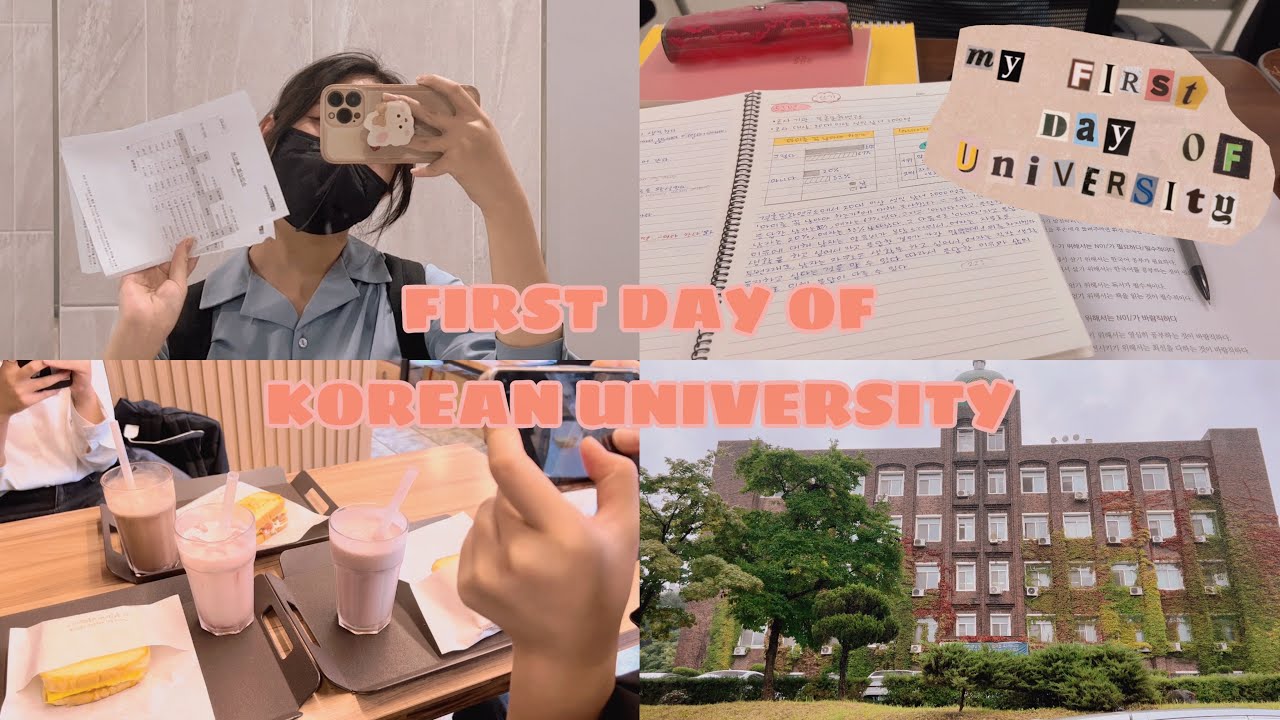 My First Day Of Korean University 🇰🇷/ orientation/ vlog week/ study /SCH University/ 순천향대학교