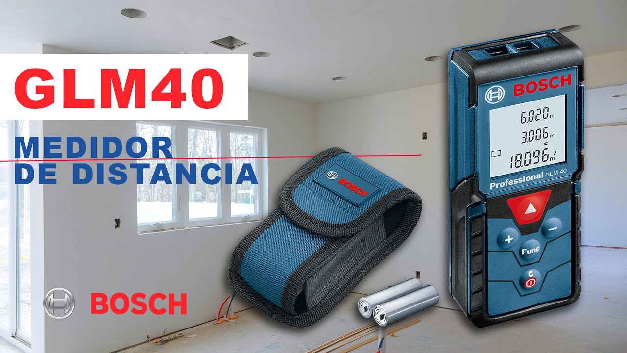 Medidor de Distancias Laser Bosch GLM 40 - Maquitec