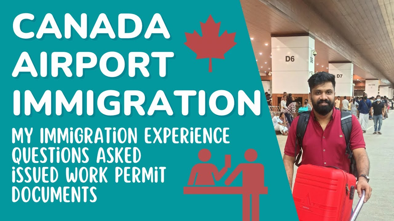 Canada immigration experience at Airport | Questions | Work permit issued | Canada Malayalam Vlogs
