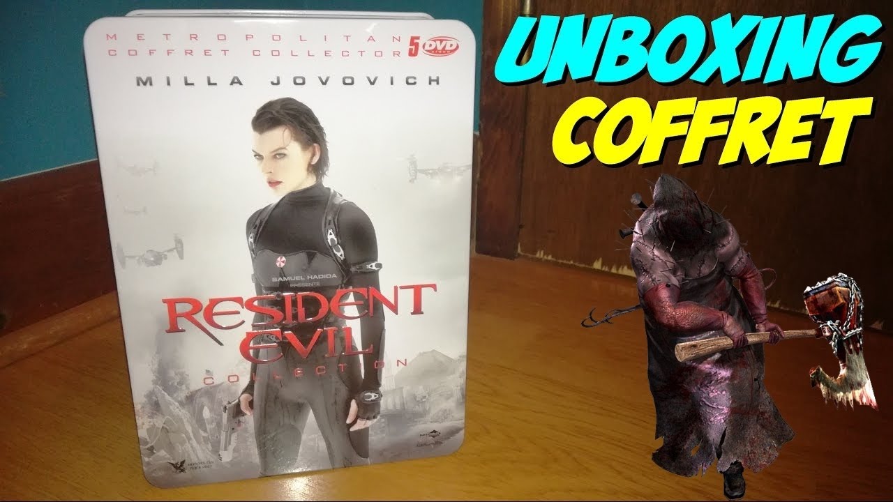 PRÉSENTATION DU COFFRET DES 5 FILMS RESIDENT EVIL