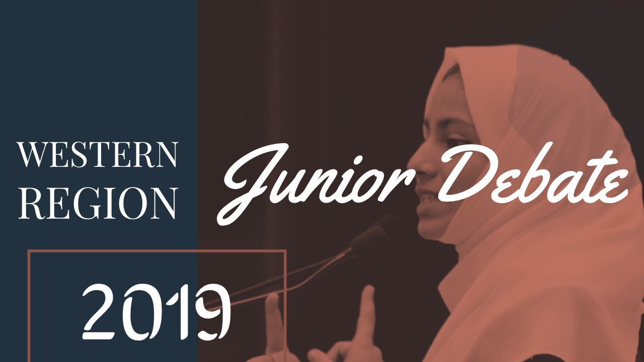 Junior Debate | Western Region