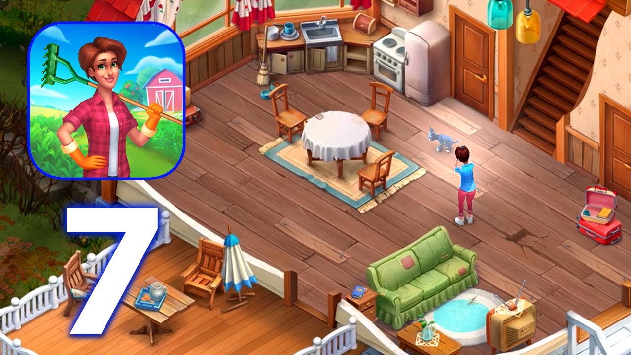 Farmscapes - Restore a farm & solve puzzles Gameplay Day 2 - Part 4 (iOS, Android)