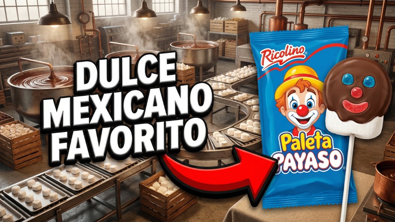 ASÍ se FABRICA la PALETA PAYASO en MÉXICO: El DULCE que Todos Conocen