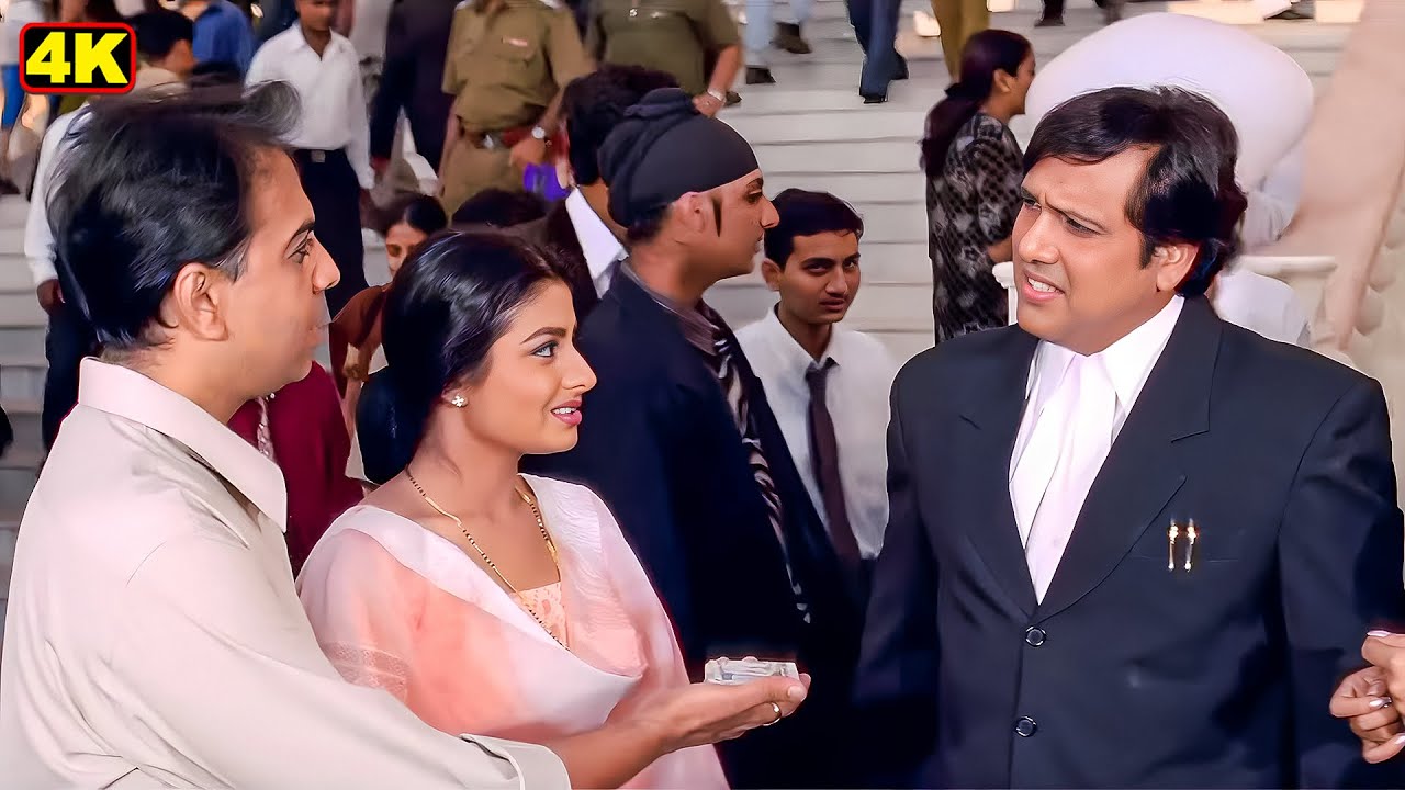 इस केस के जीत में एक पाच सौ का नोट रख लेता हूँ | Govinda, Sushmita Sen Blockbuster Movie Scene