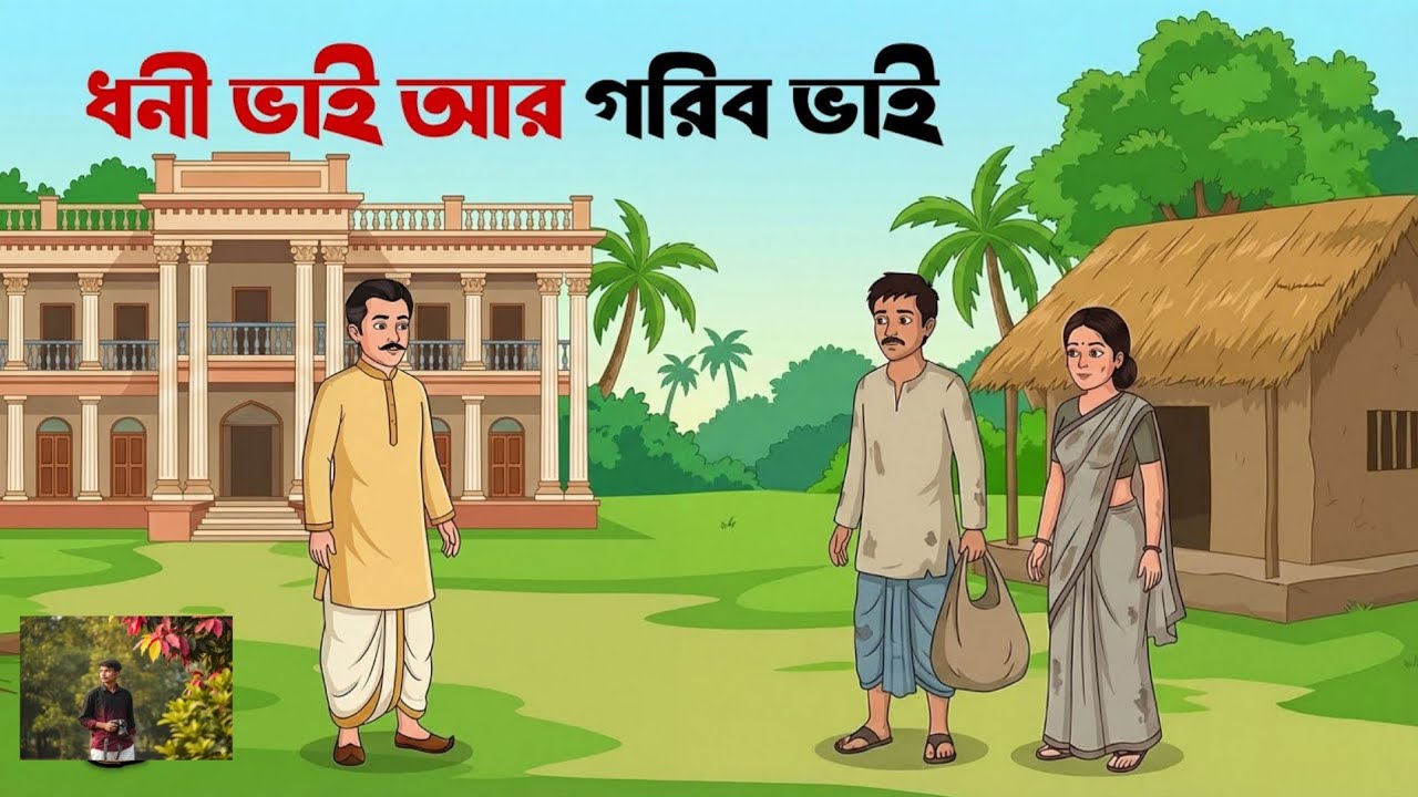ধনী ভাই গরিব ভাই|Bangla cartoon|Thakumar Jhuli|বাংলা কার্টুন|MoralStories