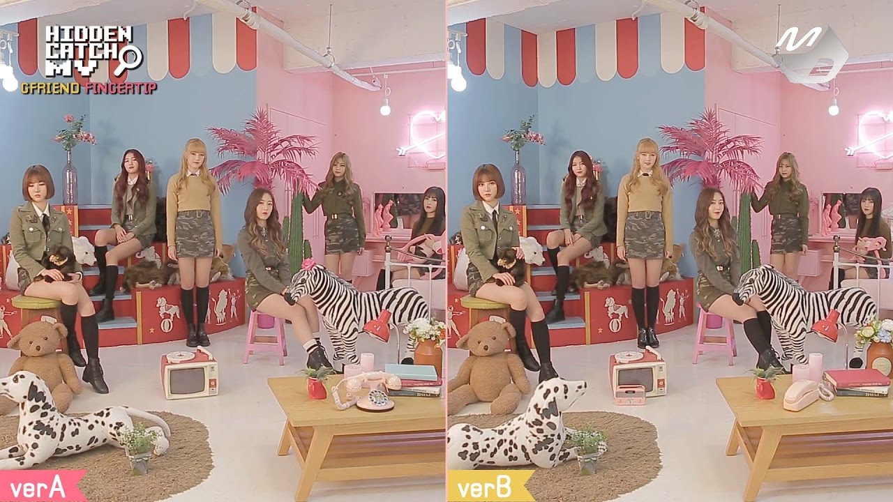 [HIDDEN CATCH MV] 틀린그림 찾기뮤비 여자친구 GFRIEND FINGERTIP