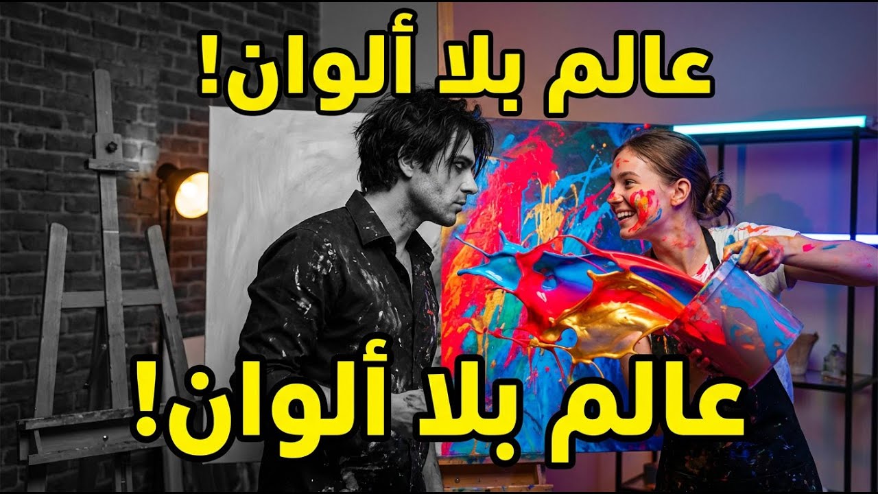 ألوان ميتة: قصة رسام مشهور كيشوف العالم كحل وبيض وكيفاش بنت مجهولة غيرات حياته! (قصة مشوقة)