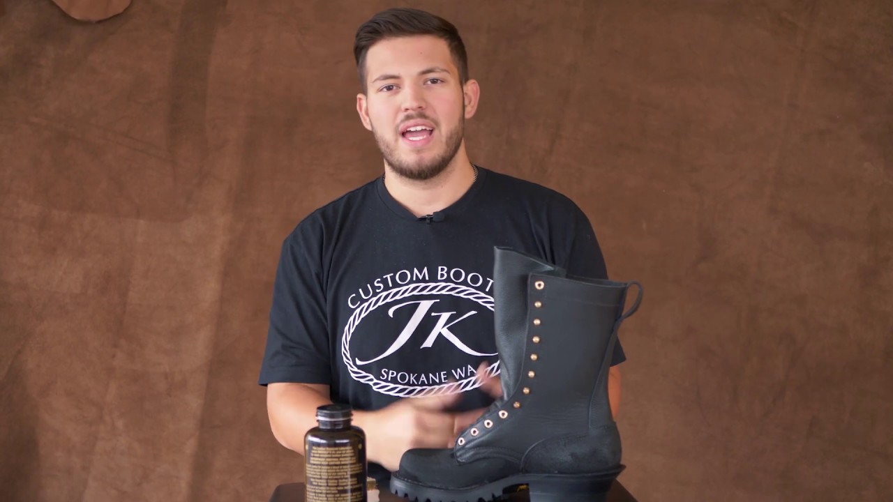How to oil rough out boots