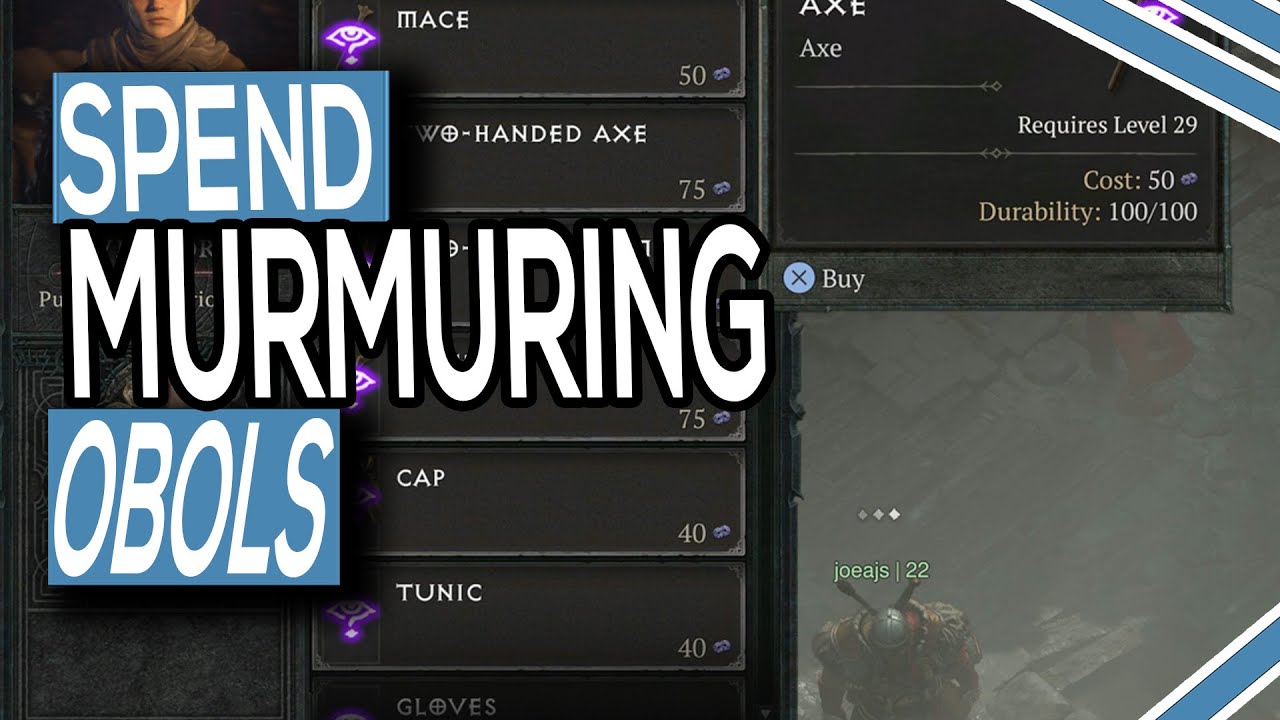 Diablo 4 Where To Spend Murmuring Obols