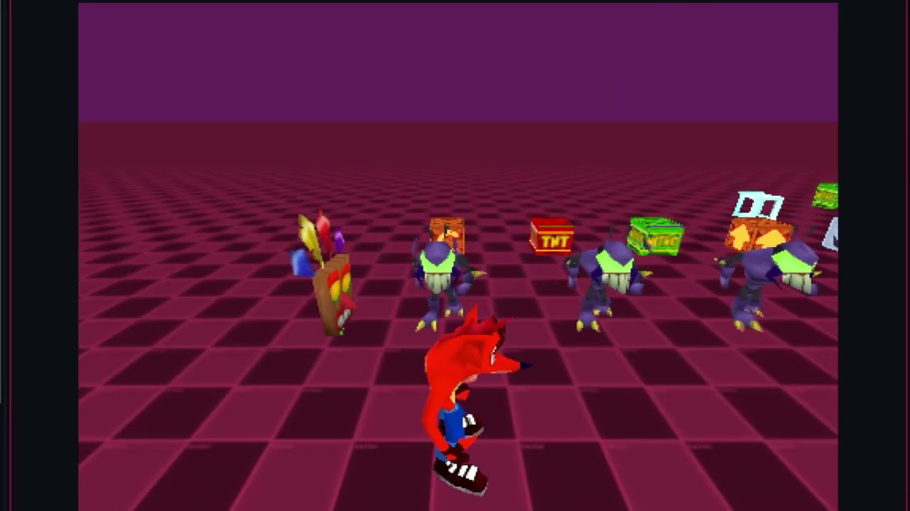 Crash Bandicoot Godot - Enemy test