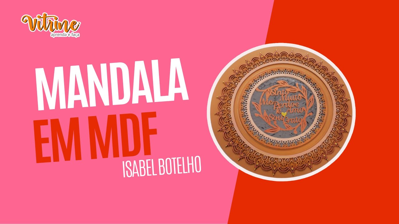 Mandala em MDF | Vitrine Aprenda e Fa&ccedil;a