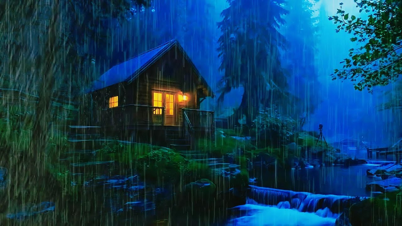 Forest Rain Sounds for Sleep | Insomnia Relief & Deep Relaxation, No Music -RAIN RELAXING ASMR