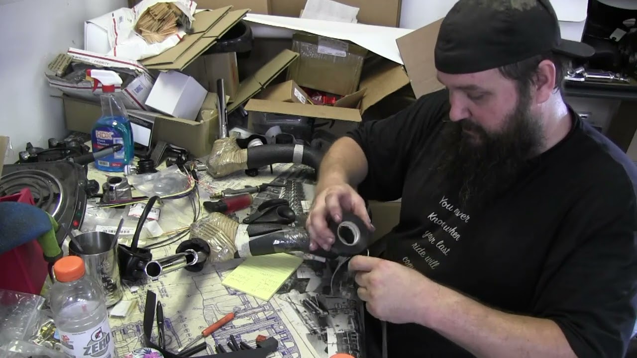 How to pull Wires in Ape Hanger Handle Bars