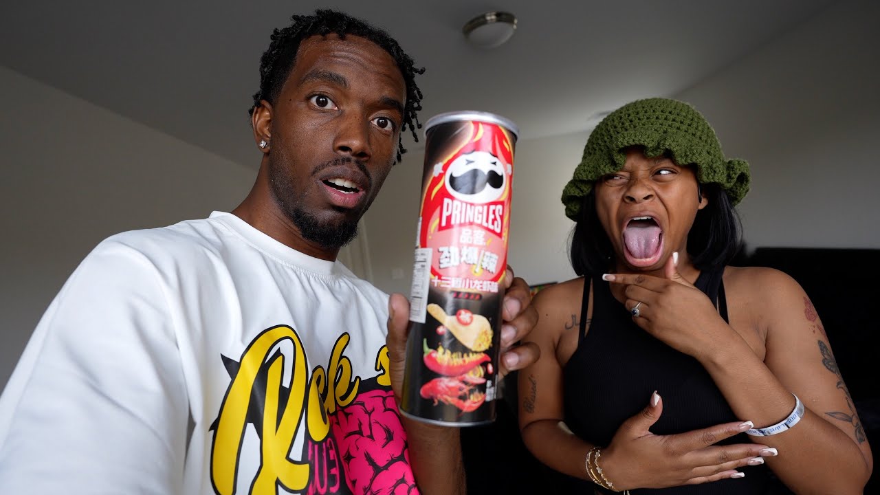 ДАРЮ СВОЮ ДЕВУШКУ САМЫЕ ГОРЯЧИЕ ЧИПСЫ PRINGLES ИЗ КОРЕИ!
